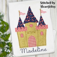 Princess Castle Machine Applique Design